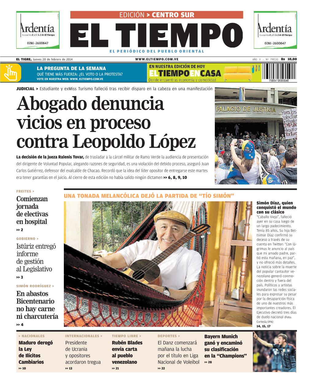 Abogado Denuncia Vicios En Proceso Contra Leopoldo López
