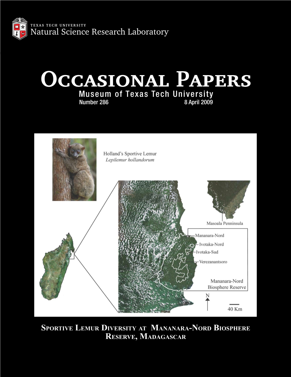 Sportive Lemur Diversity at Mananara-Nord Biosphere Reserve