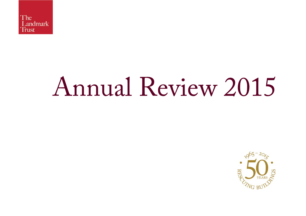 View Our Annual Review 2015