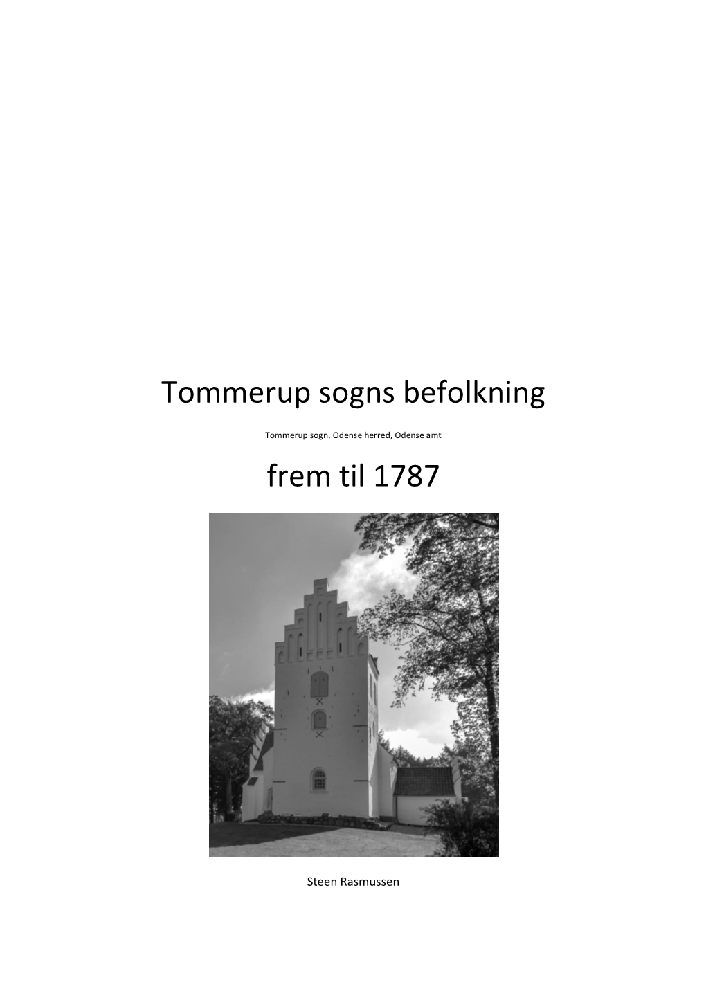 Tommerup Sogns Befolkning Frem Til 1787