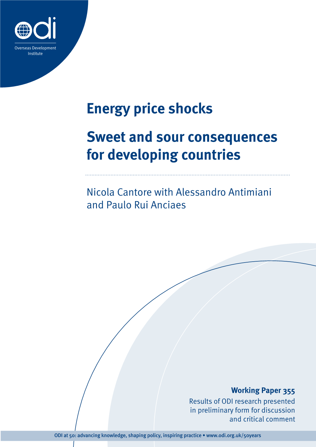 Energy Price Shocks Sweet and Sour Consequences for Developing Countries