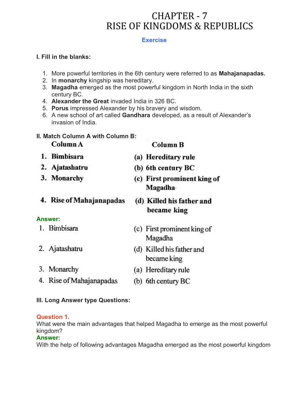 7 Rise of Kingdoms & Republics