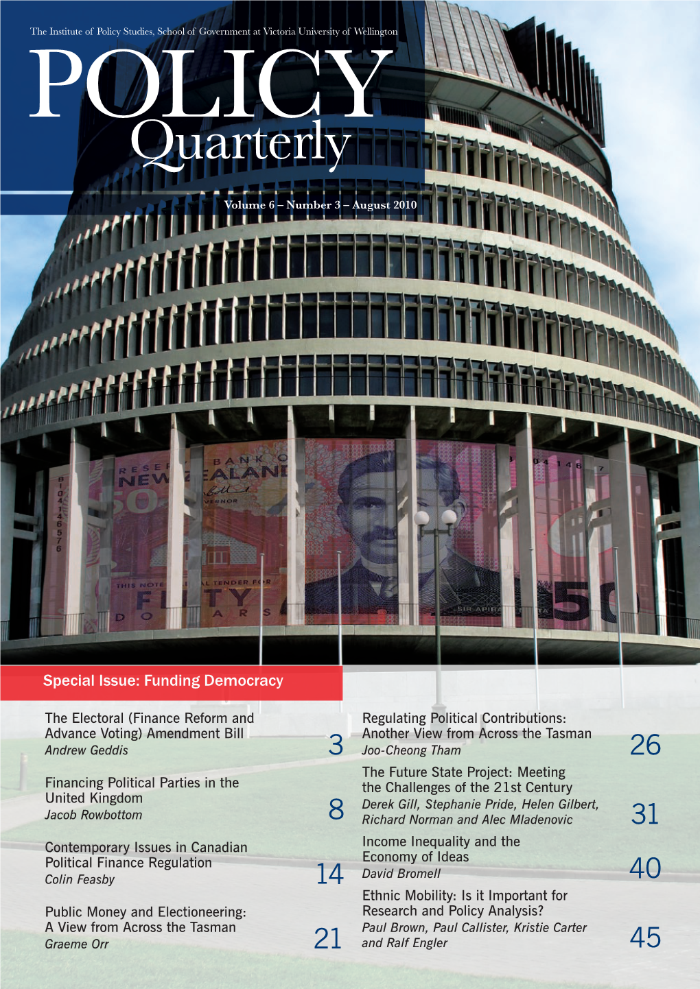 Special Issue: Funding Democracy