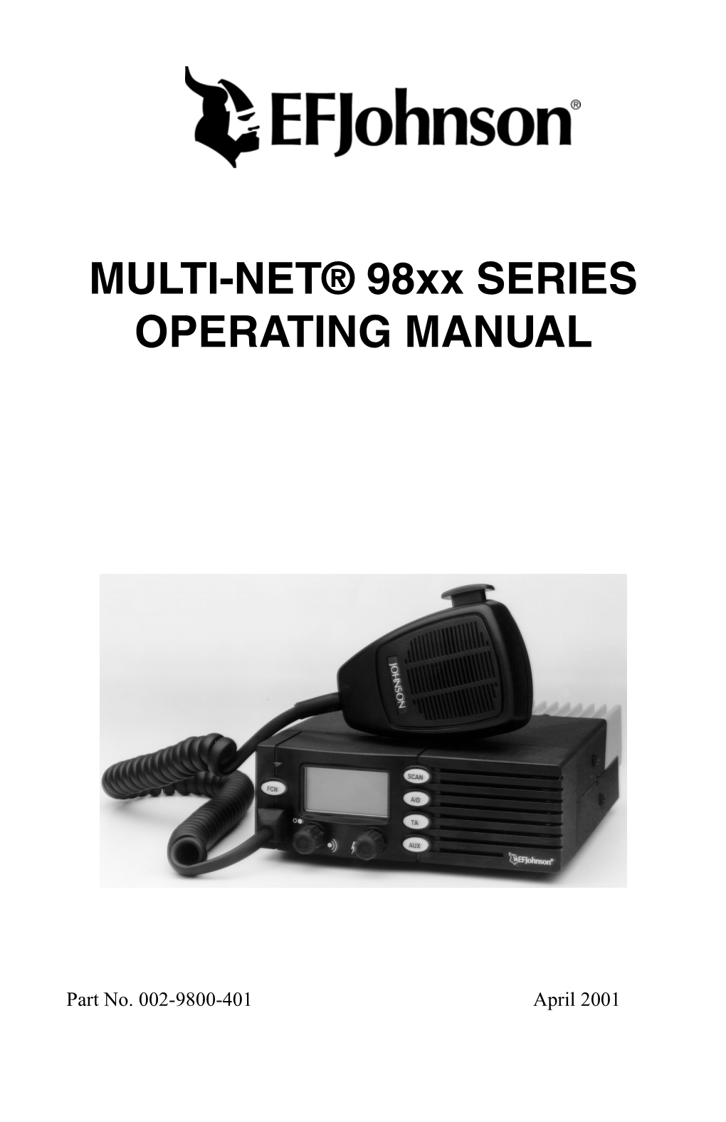 MULTI-NET® 98Xx SERIES OPERATING MANUAL