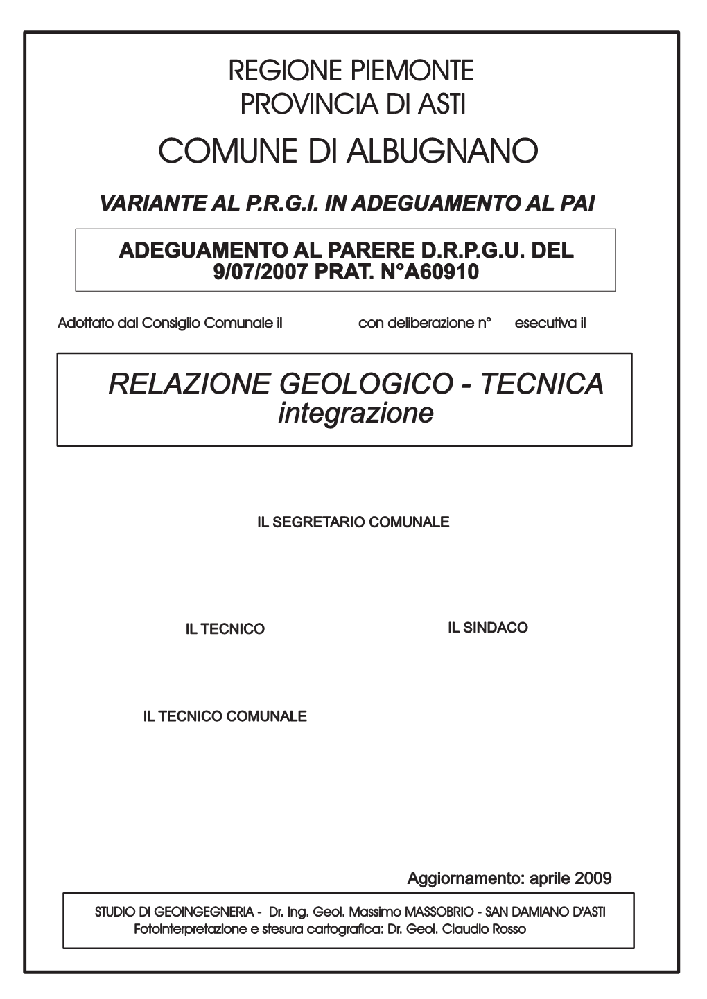 COMUNE DI Revigliasco