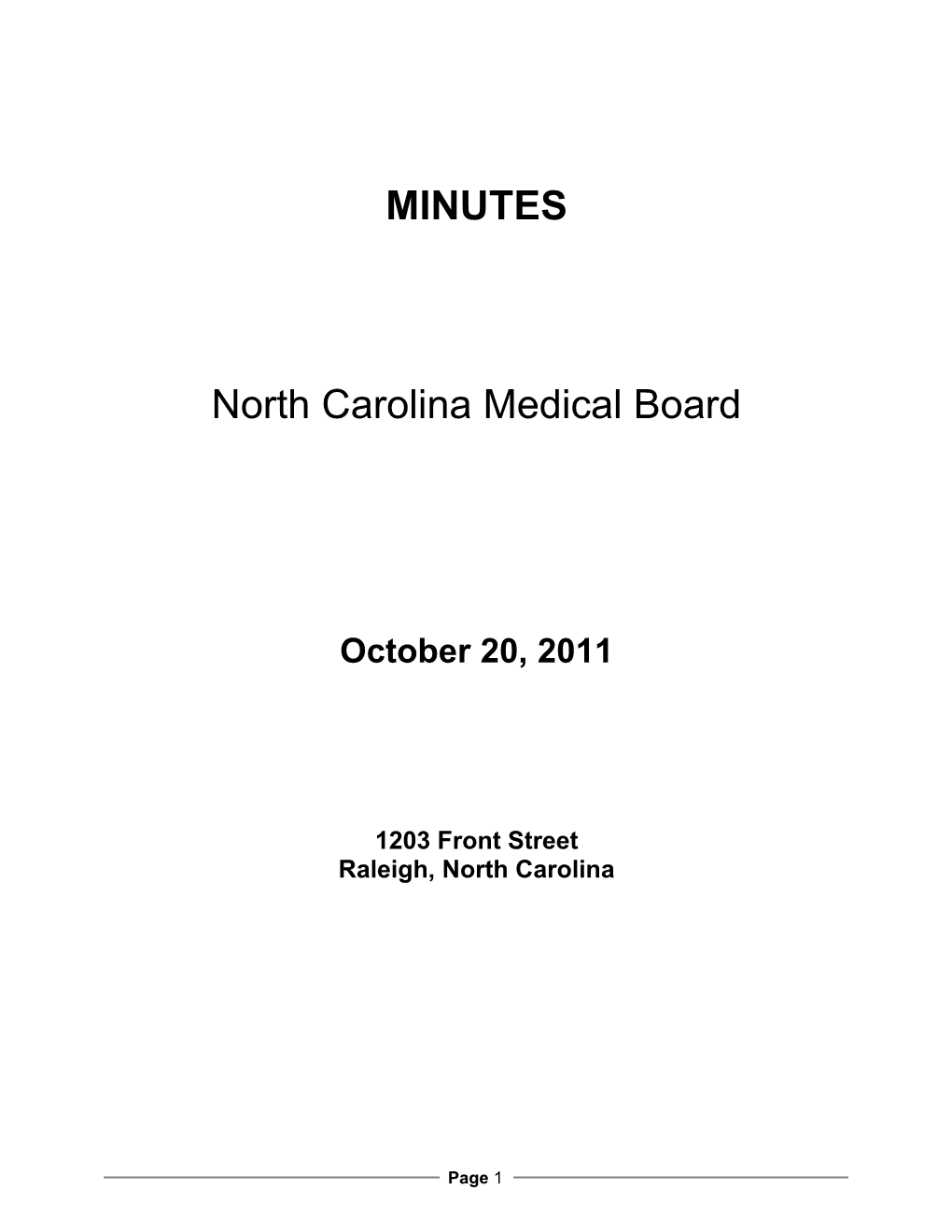 North Carolina Medical Board