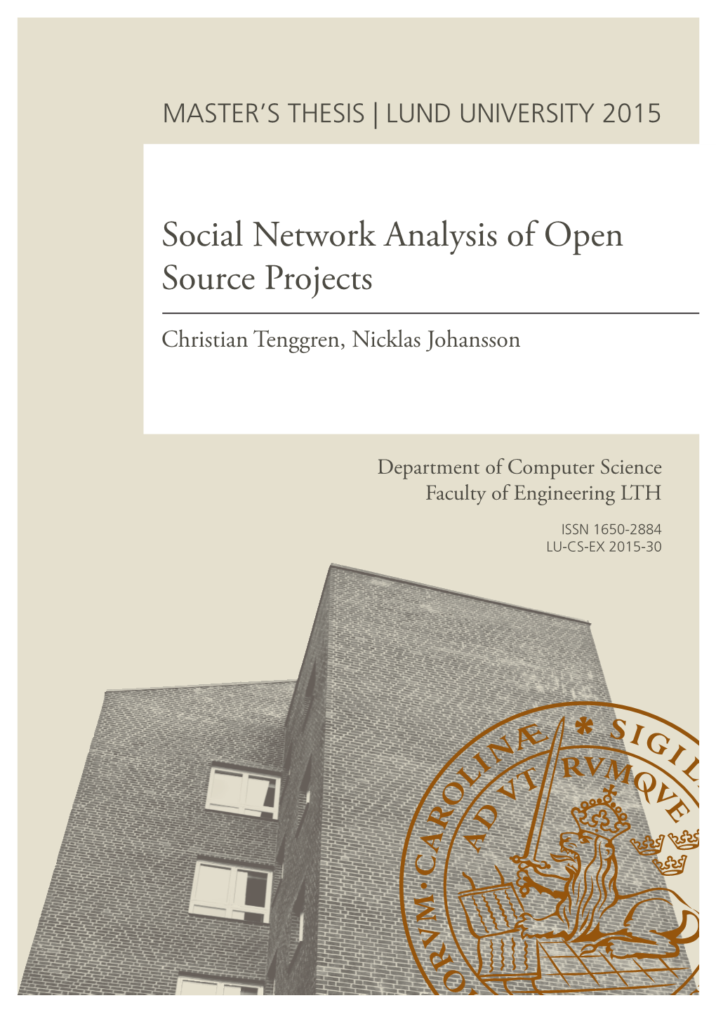Social Network Analysis of Open Source Projects