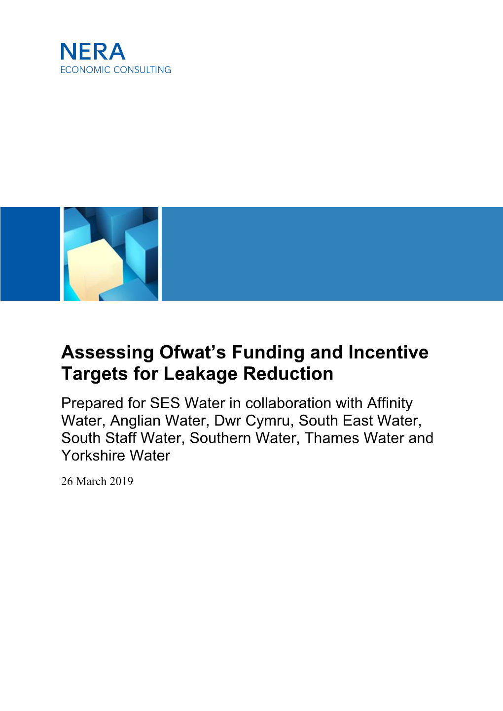 Assessing Ofwat's Funding and Incentive Targets