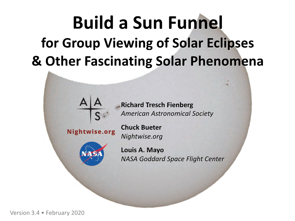 Build a Sun Funnel! (9+0&PD O="(K/''"D(=0$(0( $=0#@(D%66D"(@%":"(&K( @D0$6%:(@#&6#/;%'J(K#&5( 6="($%;"(0.&/6(=0DKN01( ;&N'(%6$(D"'J6=*