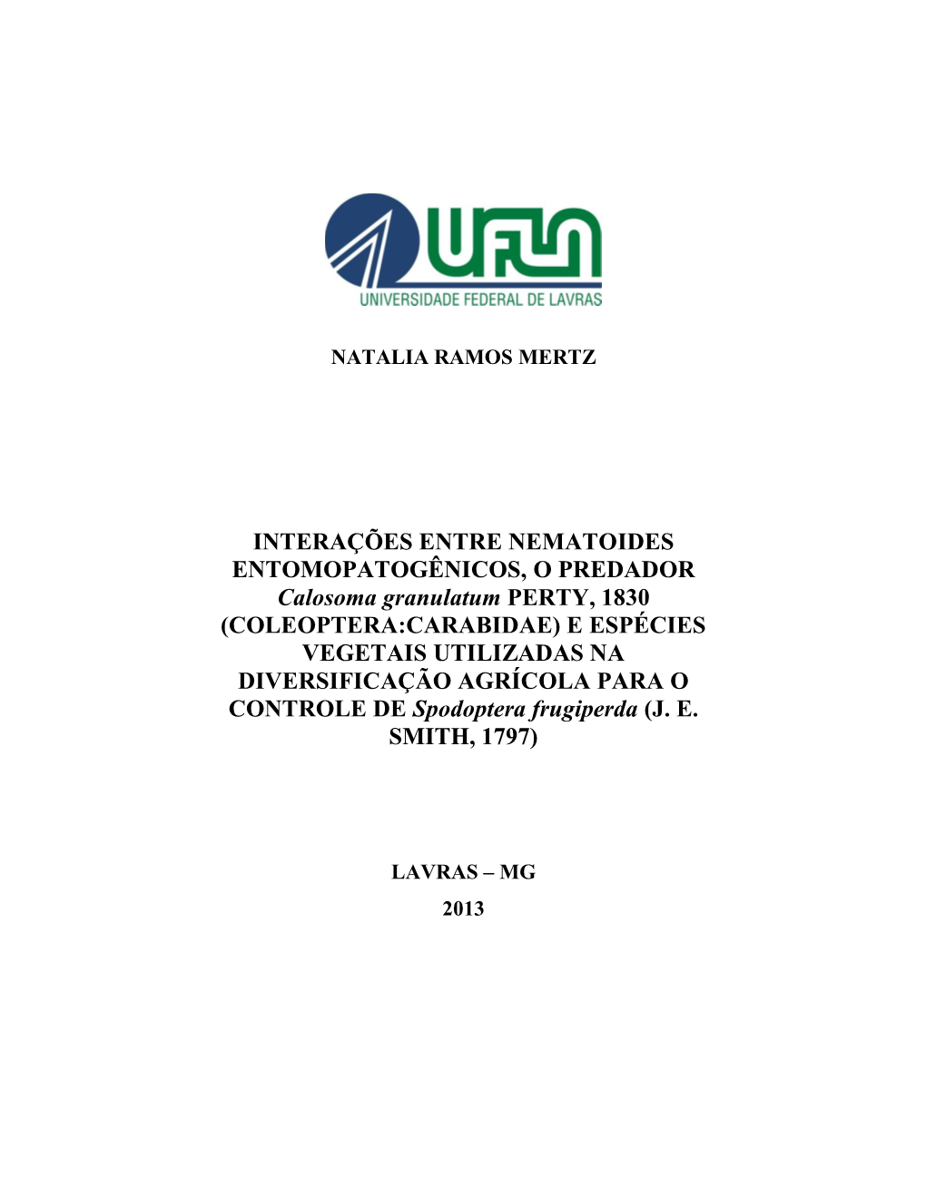 Interações Entre Nematoides Entomopatogênicos