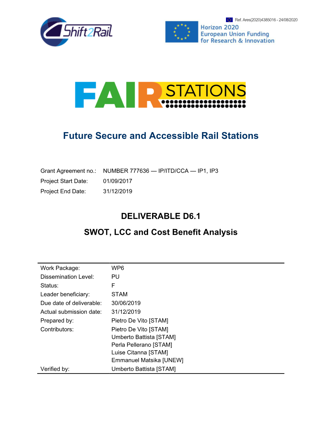 Future Secure and Accessible Rail Stations
