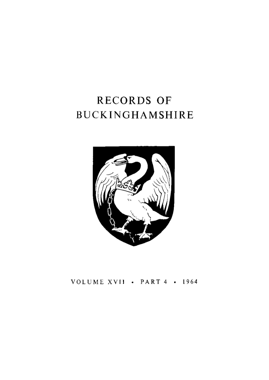 Records of Buckinghamshire
