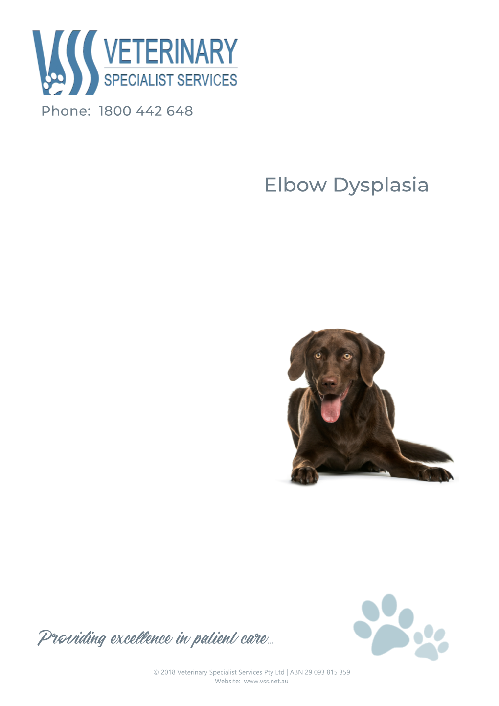 Elbow Dysplasia
