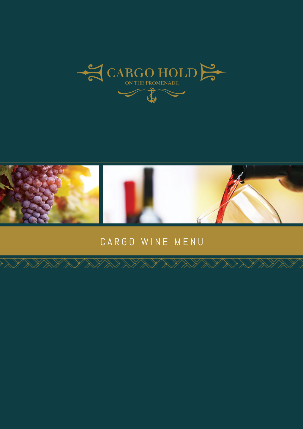 Cargo Wine Menu Contents