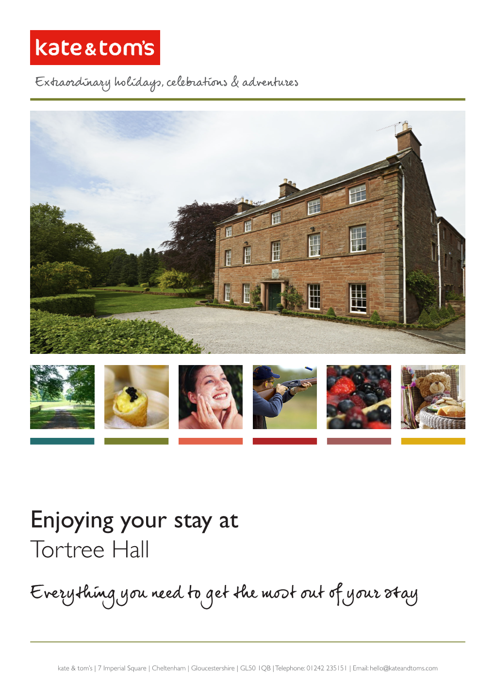 Enjoying Your Stay at Tortree Hall
