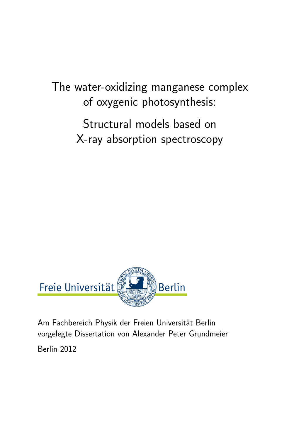 Structural Models Based on X-Ray Absorption Spectroscopy