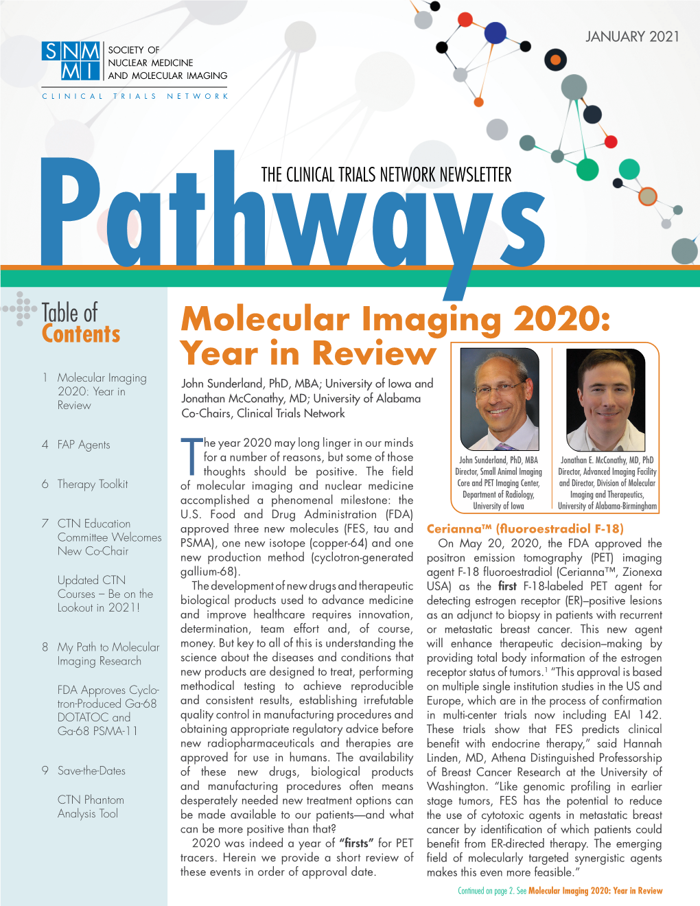 Molecular Imaging 2020: Year in Review