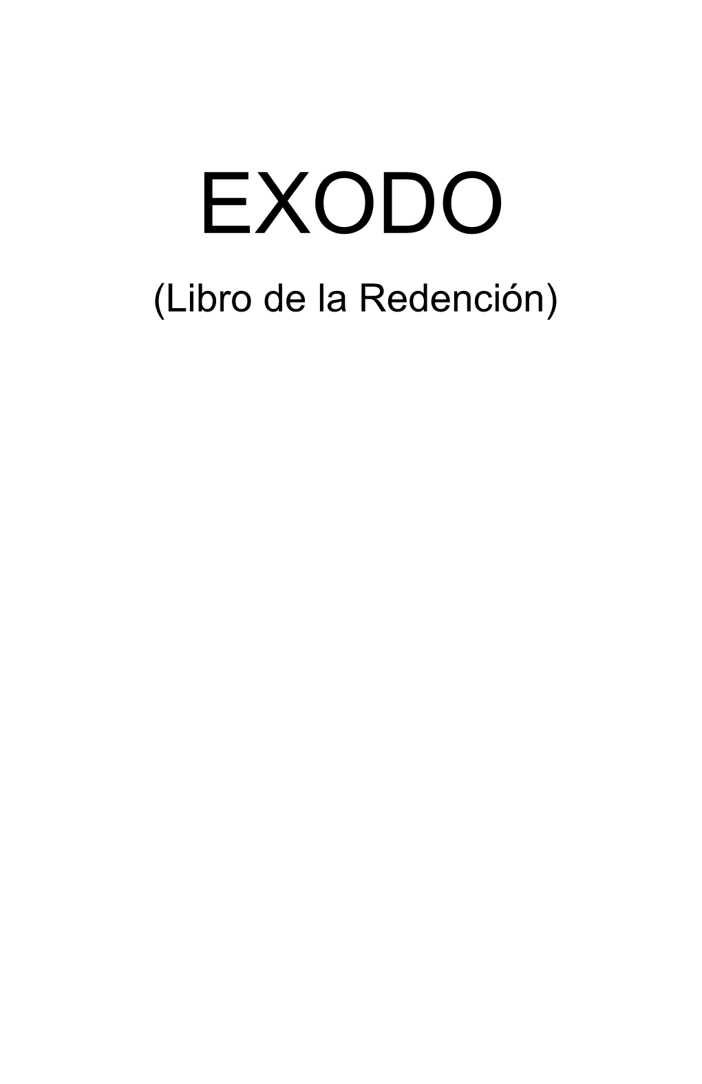 Libro De La Redención