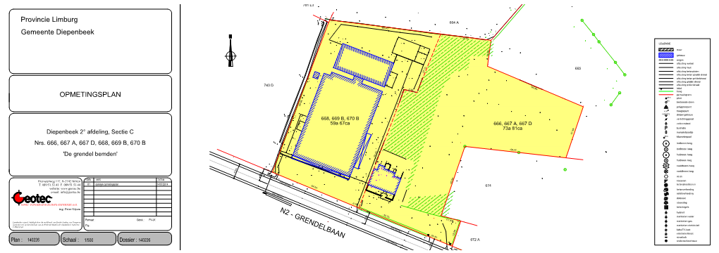 Provincie Limburg Gemeente Diepenbeek OPMETINGSPLAN N2