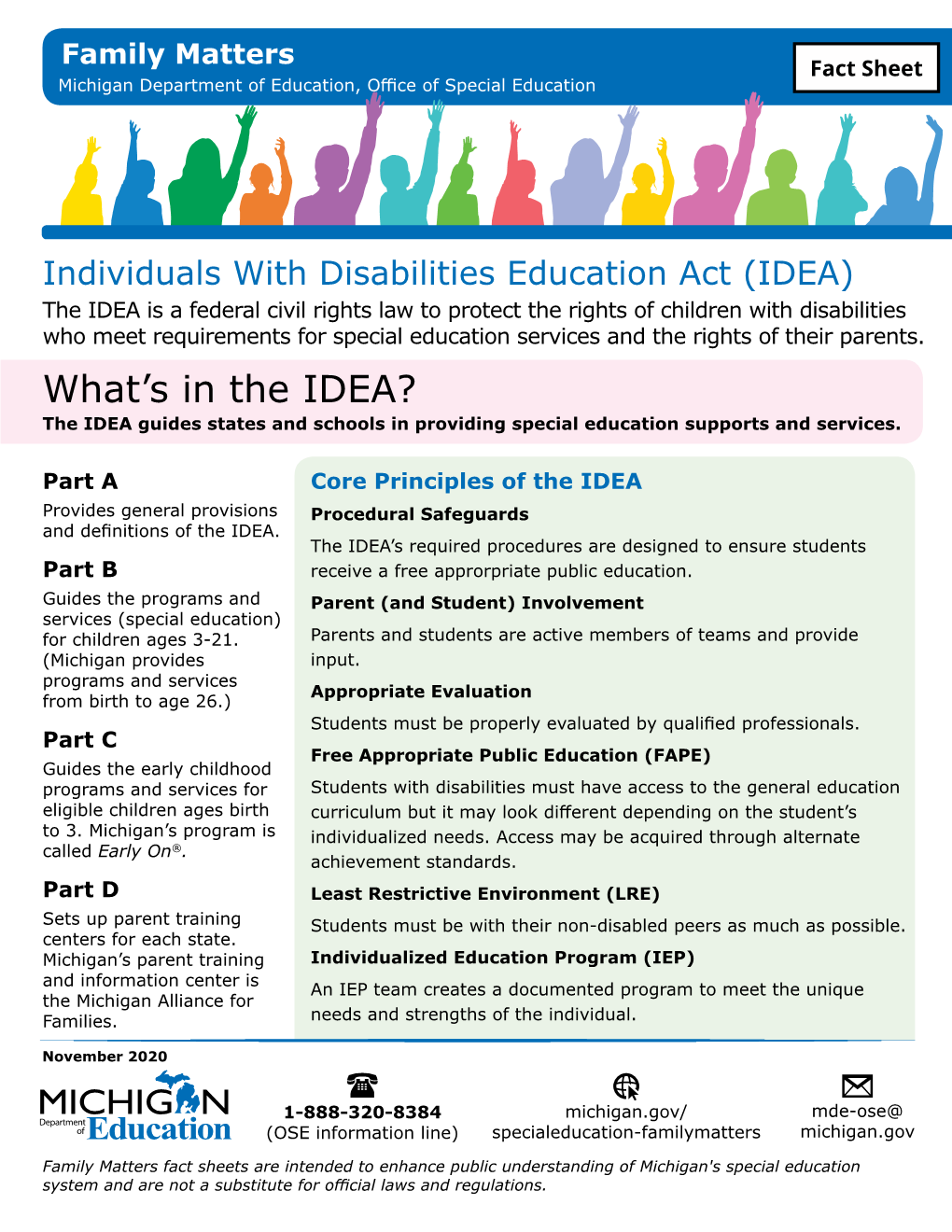 Individuals with Disabilities Education Act (IDEA)