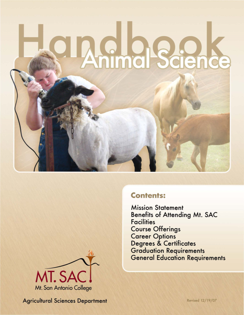 Animal Science Handbook