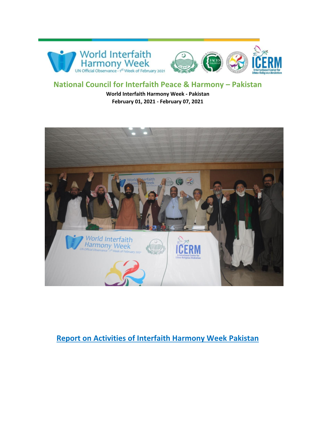 National Council for Interfaith Peace & Harmony – Pakistan