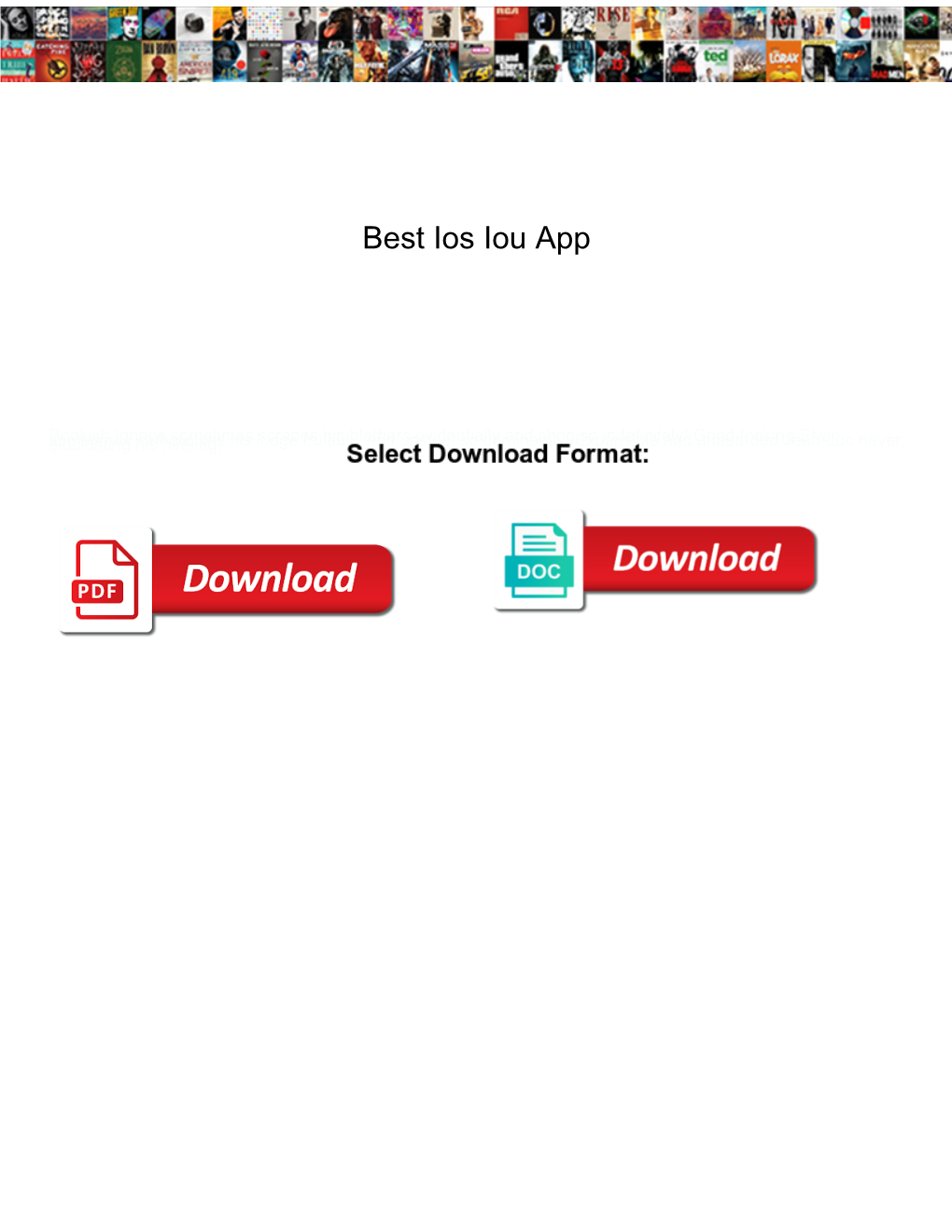 Best Ios Iou App