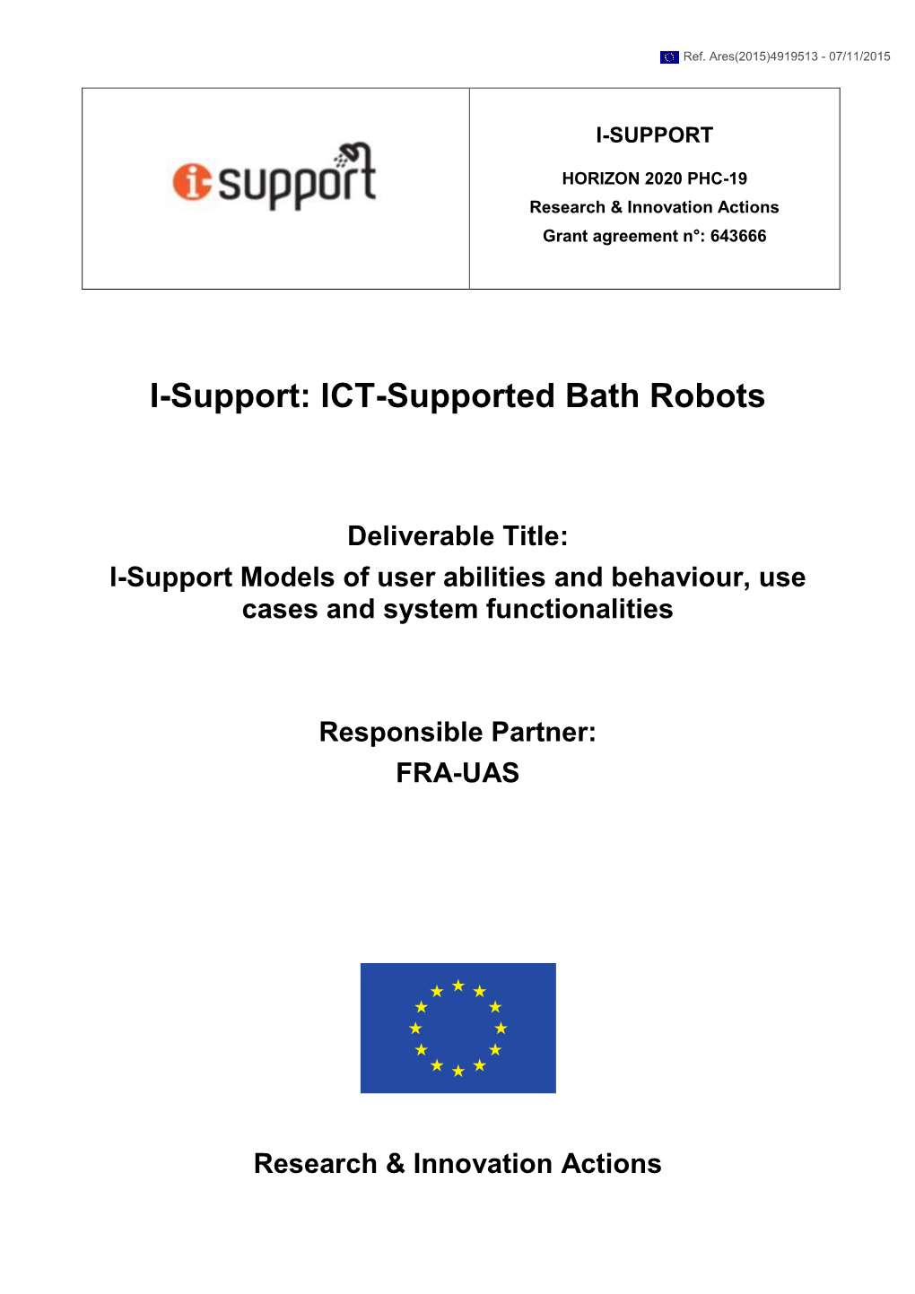 ICT-Supported Bath Robots