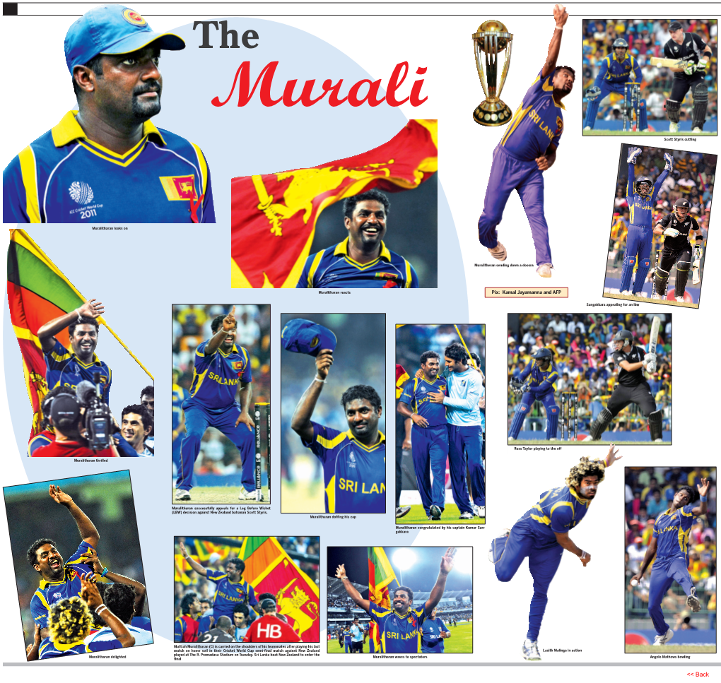 The Murali Farewell