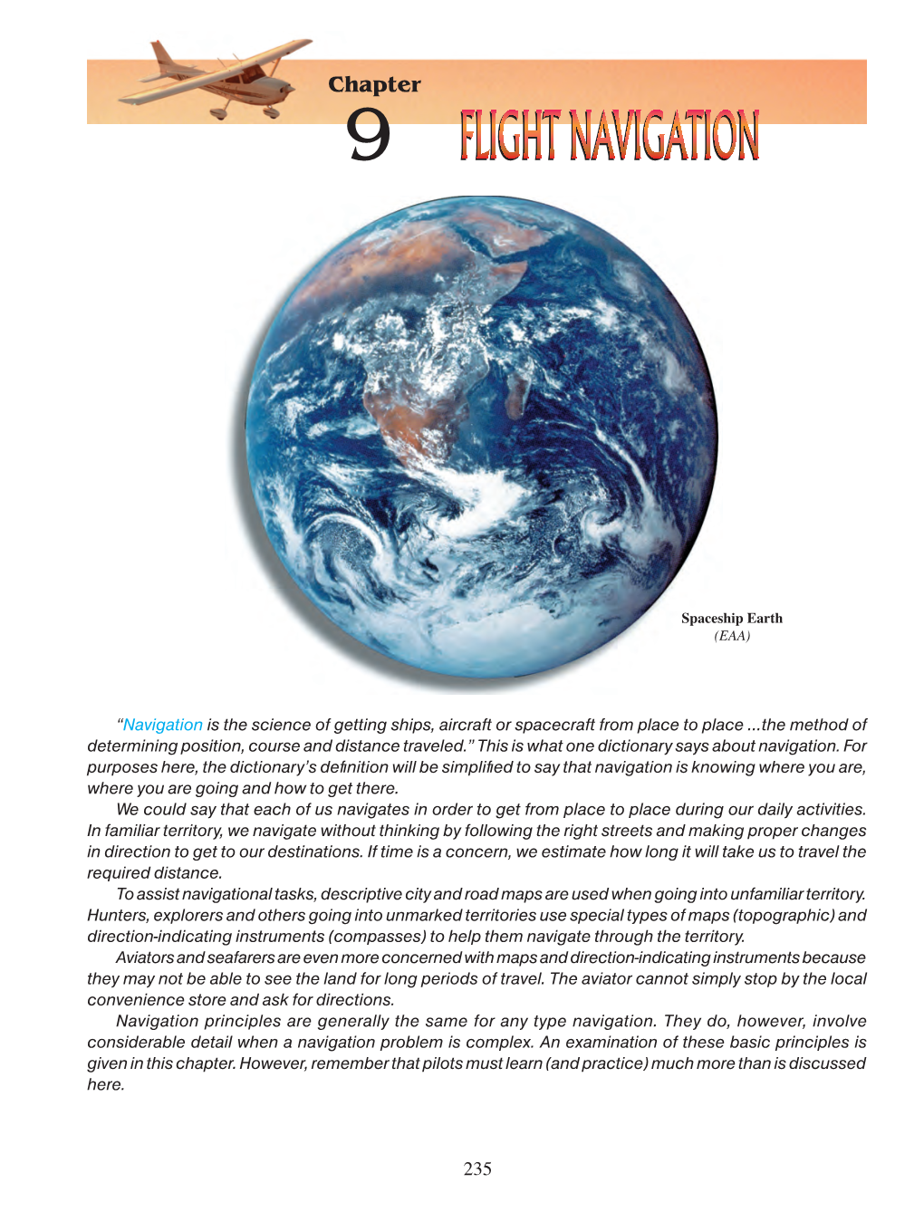 Navigation Basics Reading Assignment