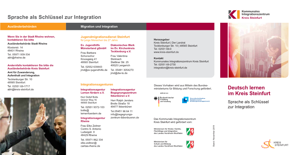 Deutsch Lernen Im Kreis Steinfurt Sprache Als Schlüssel Zur Integration