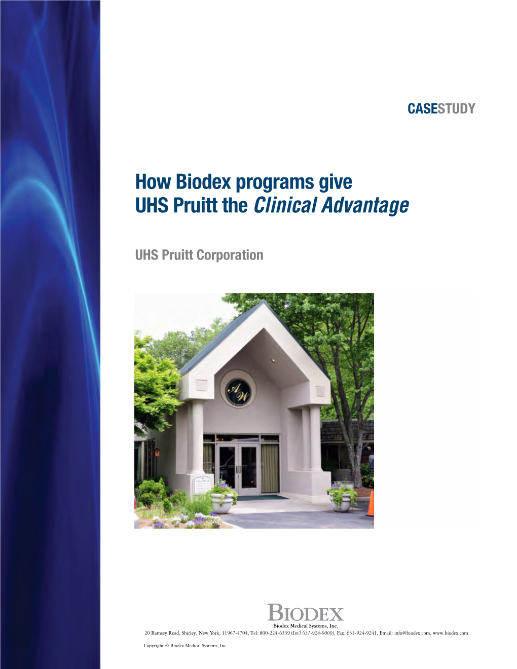 Case Study | How Biodex Programs Give UHS Pruitt