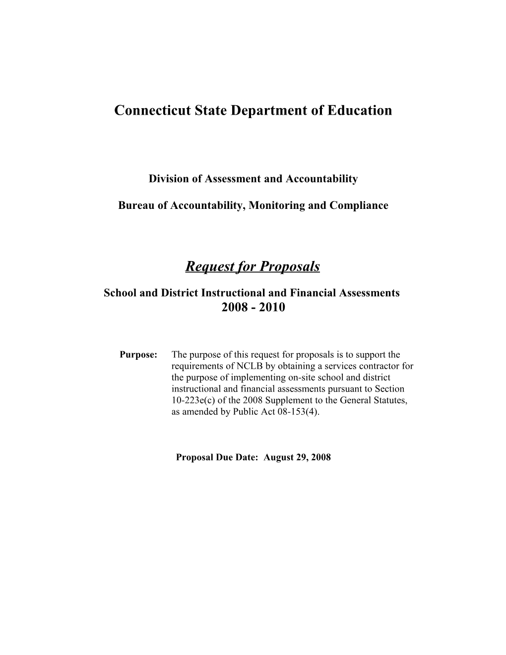 Connecticut State Department of Education s5