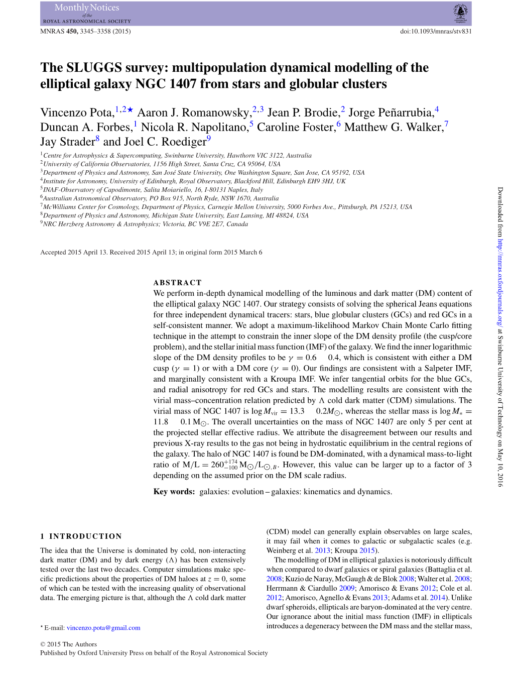 Multipopulation Dynamical Modelling of the Elliptical Galaxy NGC 1407 from Stars and Globular Clusters