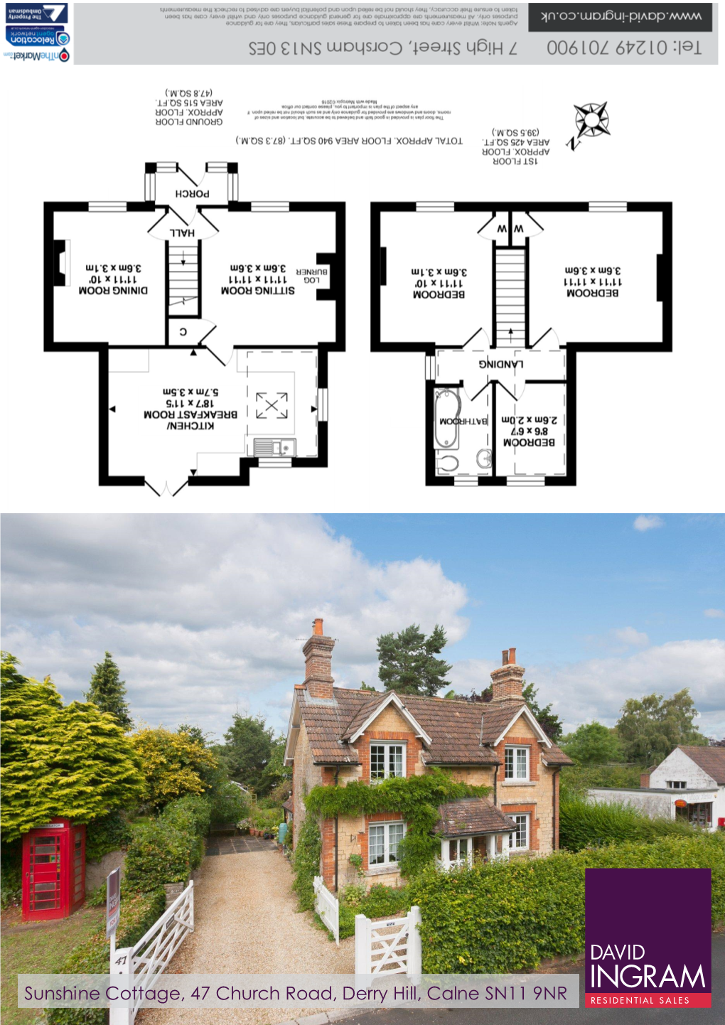 Sunshine Cottage, 47 Church Road, Derry Hill, Calne SN11 9NR