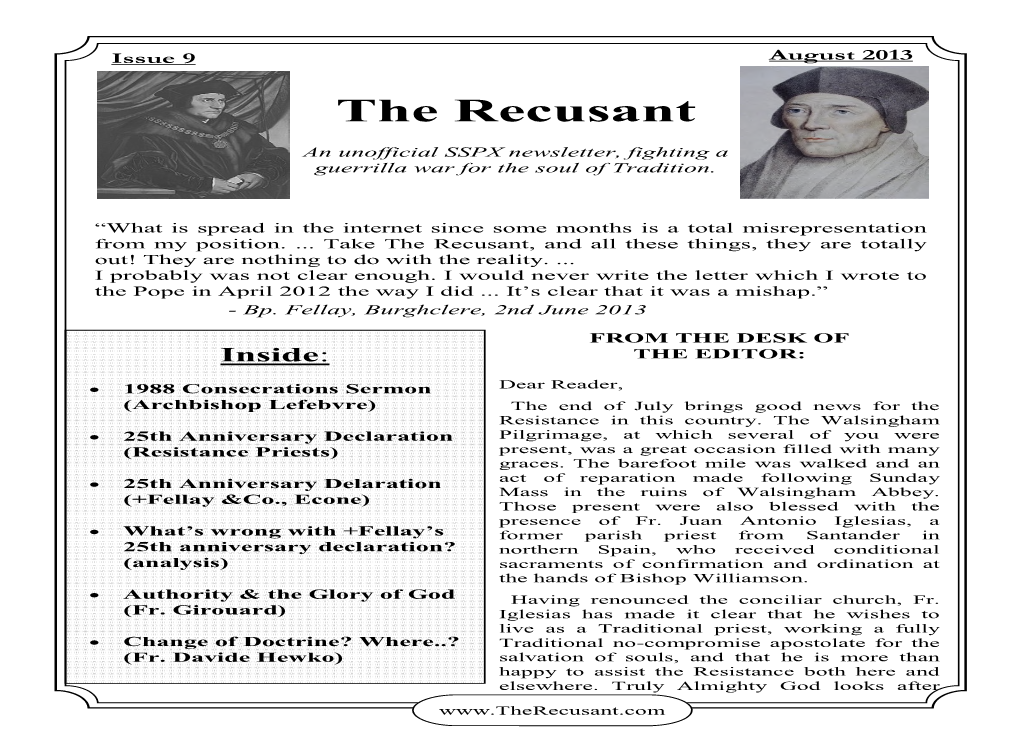 The Recusant