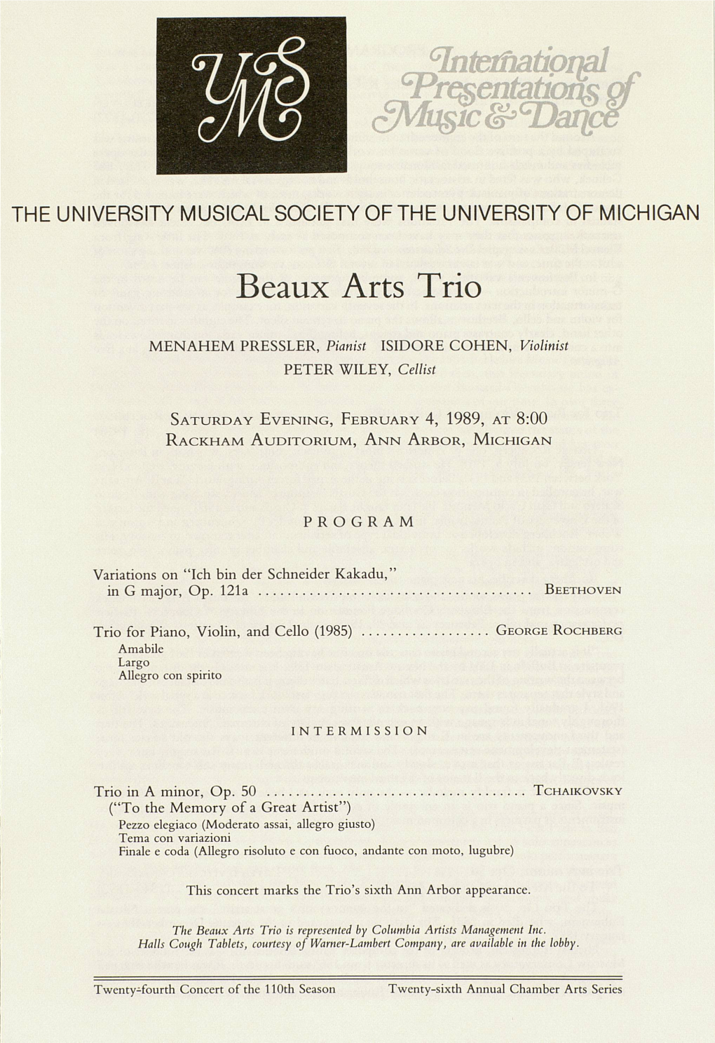 Beaux Arts Trio