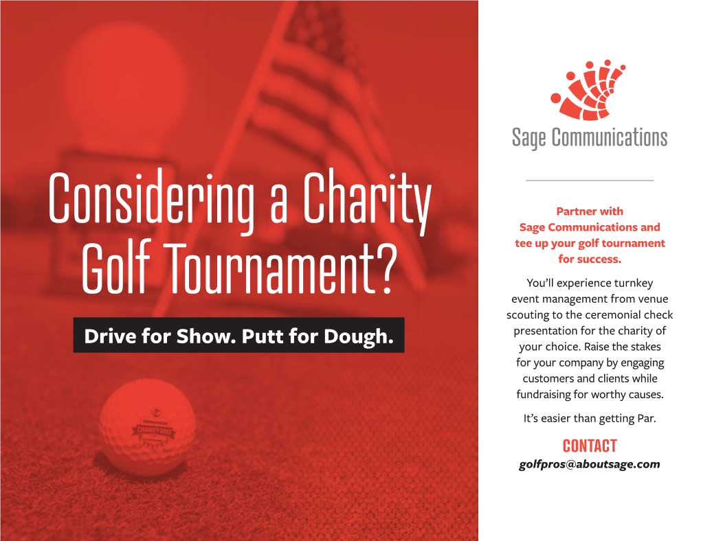 Drive for Show. Putt for Dough. Your Choice