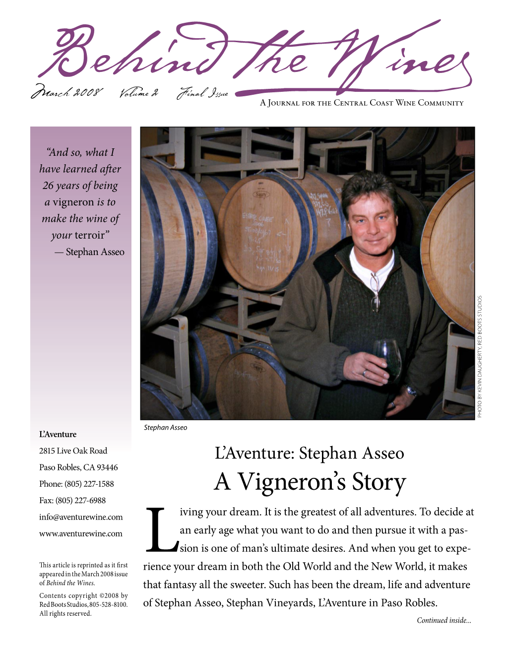 A Vigneron's Story