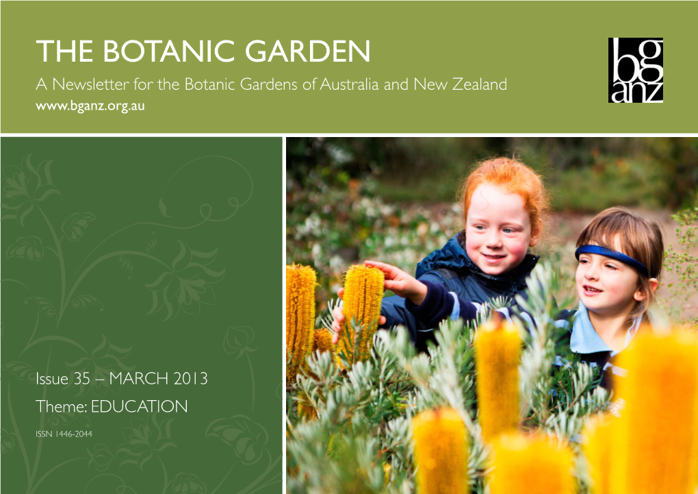 The Botanic Garden Issue 35 – March 2013