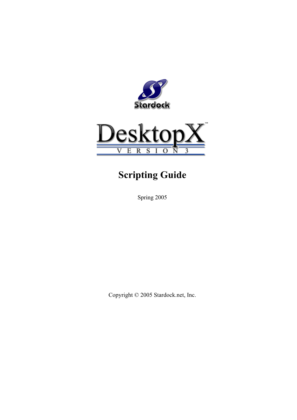 Desktopx Scripting Guide