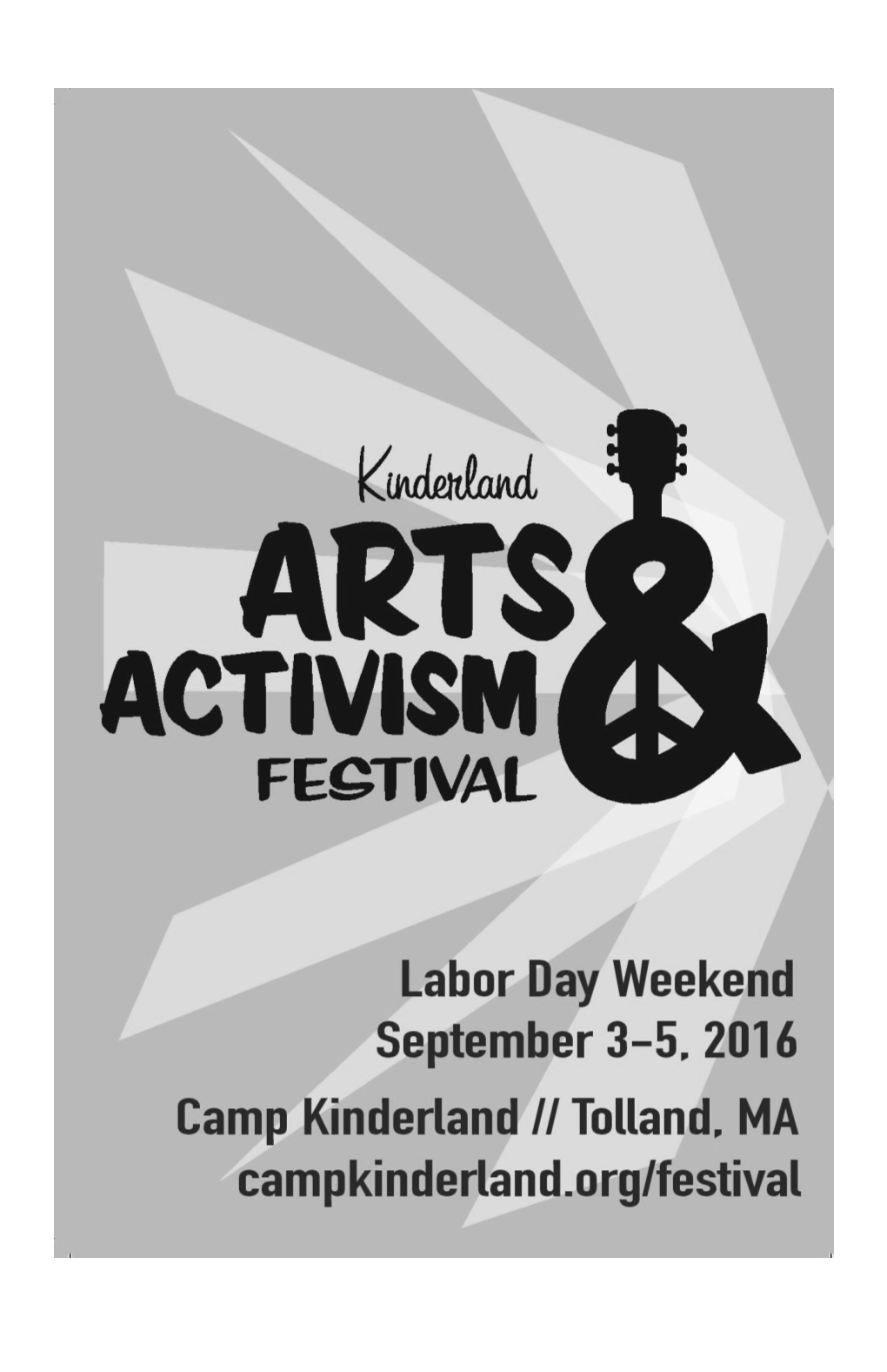 Welcome to the Inaugural Kinderland Arts & Activism Festival!