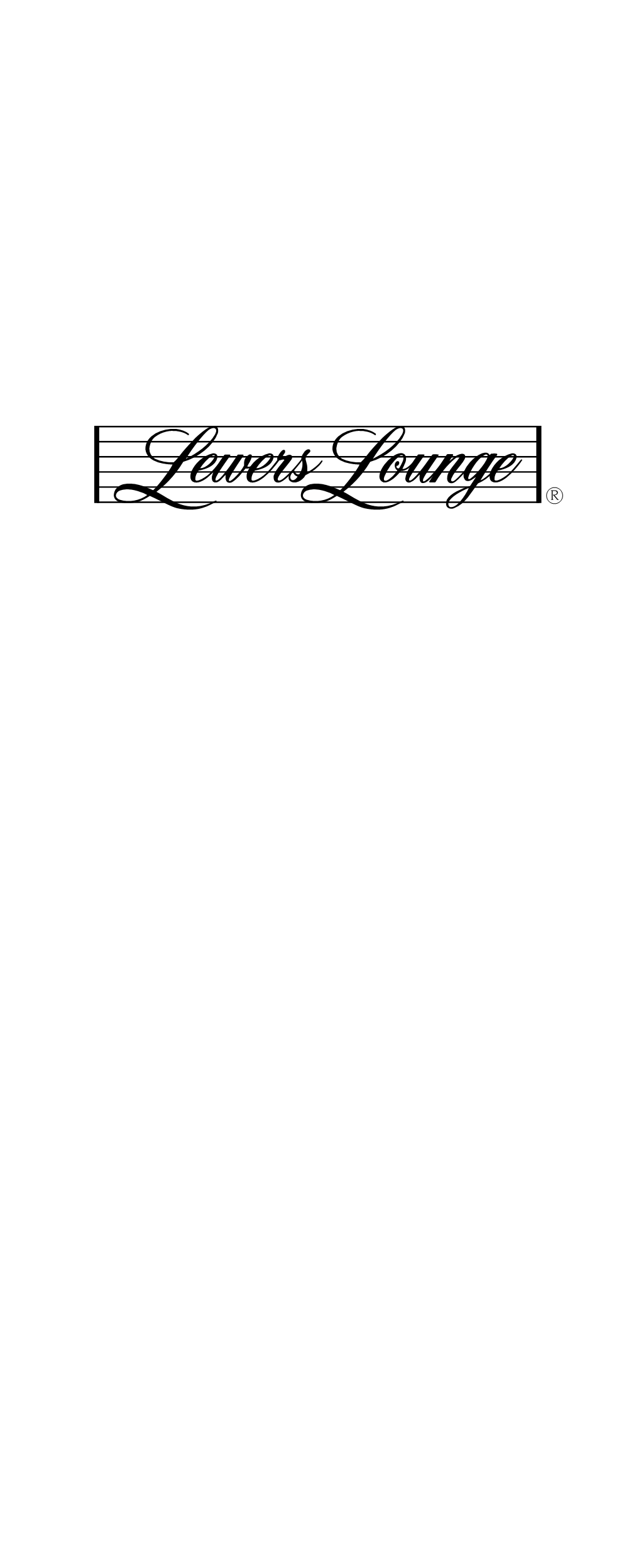 Lewers Lounge Menu