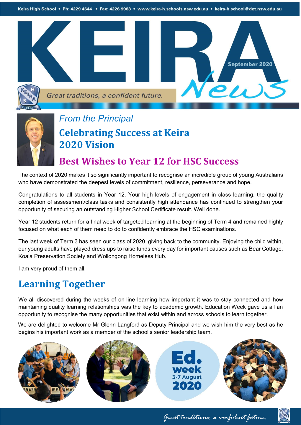 Celebrating Success at Keira 2020 Vision Best