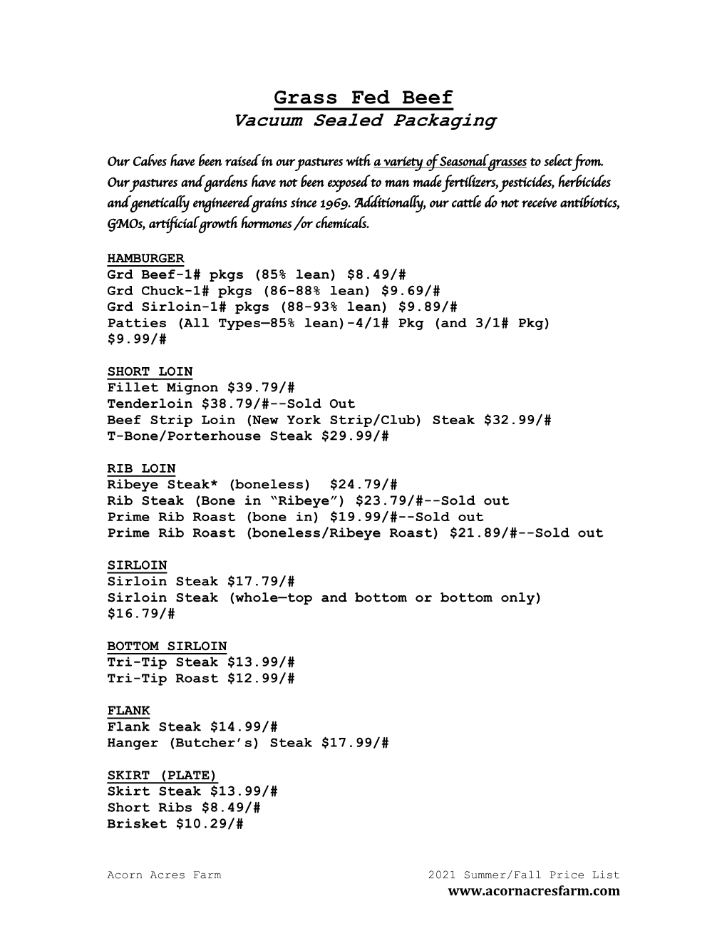 Grass-Fed-Beef-Price-List.Pdf