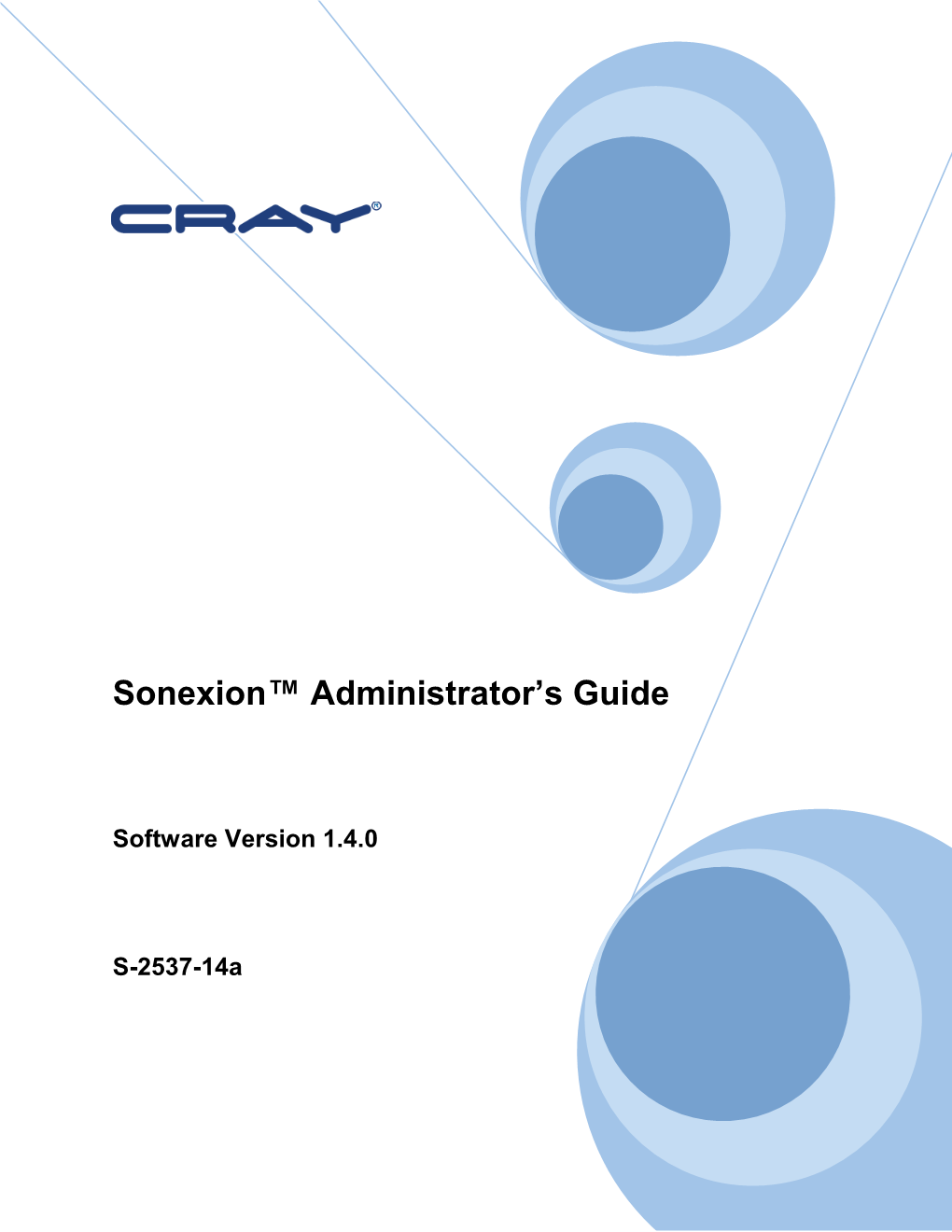Sonexion™ Administrator's Guide