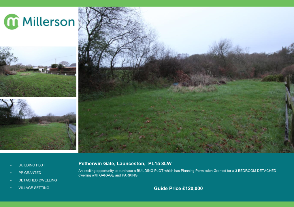 Petherwin Gate, Launceston, PL15 8LW Guide Price £120,000