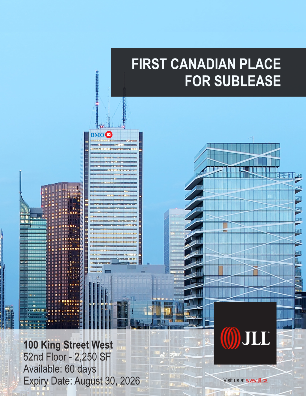 First Canadian Place for Sublease