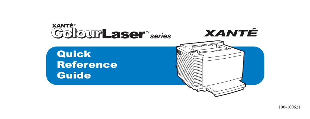 Colourlaser Quick Reference Guide