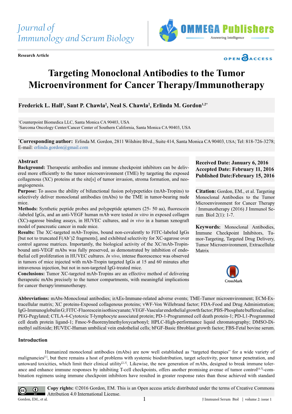 Targeting Monoclonal Antibodies to the Tumor Microenvironment for Cancer Therapy/Immunotherapy